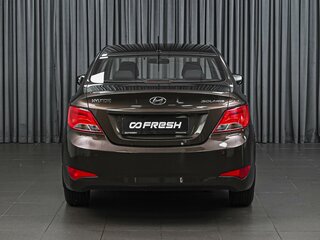 2015 Hyundai Solaris I Рестайлинг, коричневый, 1085000 рублей, вид 4