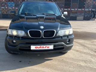 2000 BMW X5 3.0i I (E53), чёрный, 900000 рублей, вид 1