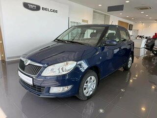 2012 Skoda Fabia II Рестайлинг, синий, 519000 рублей, вид 1