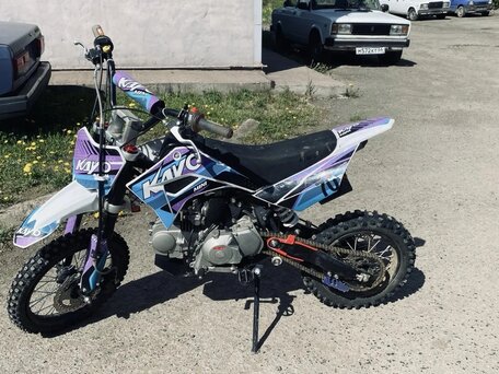 2024 Kayo Mini KMB YX125EM, синий, 70000 рублей, вид 3