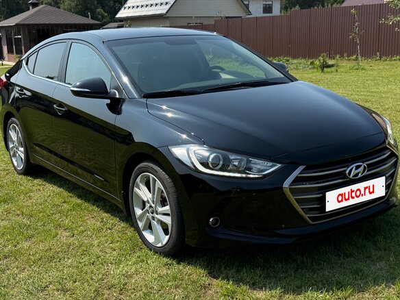 2017 Hyundai Elantra VI (AD), чёрный - вид 8