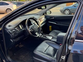 2015 Toyota Camry VII (XV50) Рестайлинг, чёрный, 2250000 рублей, вид 5