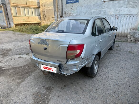 2012 Lada (ВАЗ) Granta I, серебристый, 149980 рублей - вид 1