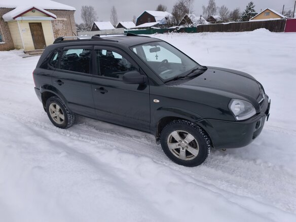2008 Hyundai Tucson I, зелёный, 900000 рублей - вид 2