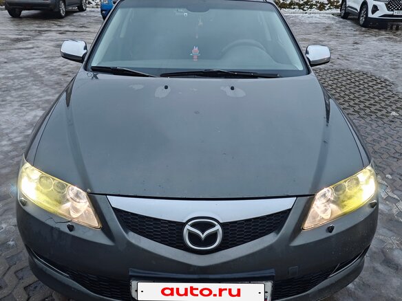 2007 Mazda 6 I (GG) Рестайлинг, серый, 300000 рублей - вид 1