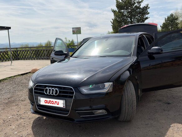 2012 Audi A4 IV (B8) Рестайлинг, чёрный, 850000 рублей - вид 3