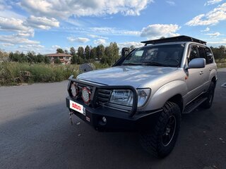 2003 Toyota Land Cruiser 100 Series Рестайлинг 1, серый, 2200000 рублей, вид 2