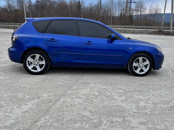 2008 Mazda 3 I (BK) Рестайлинг, синий, 600000 рублей - вид 12