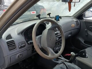 2004 Hyundai Accent ТагАЗ II, бежевый, 175000 рублей, вид 5