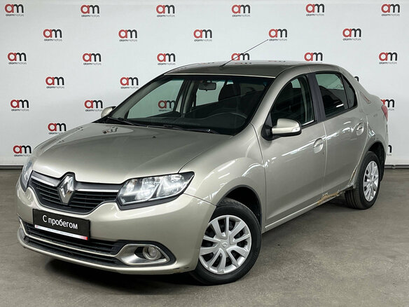 2017 Renault Logan II, бежевый, 599000 рублей - вид 2