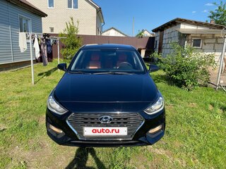 2019 Hyundai Solaris II, чёрный, 1200000 рублей, вид 3