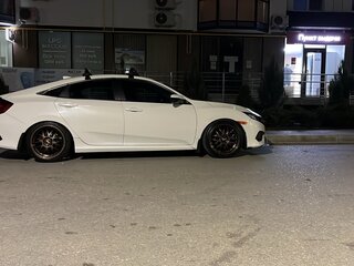 2017 Honda Civic X, белый, 1650000 рублей, вид 4