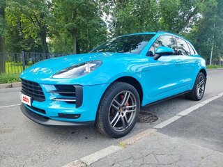 2020 Porsche Macan S I Рестайлинг, синий, 4800000 рублей, вид 1