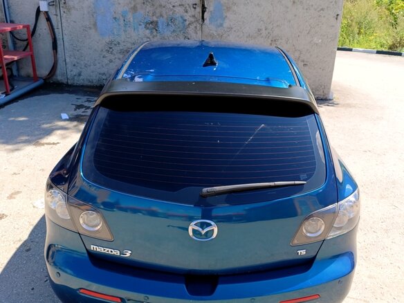 2007 Mazda 3 I (BK) Рестайлинг, синий, 490000 рублей - вид 3