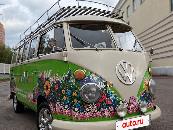 1965 Volkswagen Type 2 T1, зелёный - вид 2