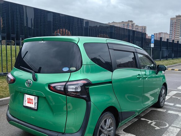 2015 Toyota Sienta II, зелёный, 1290000 рублей - вид 6