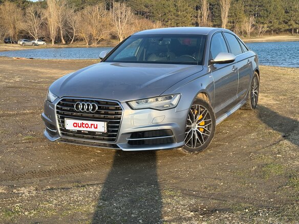 2015 Audi A6 IV (C7) Рестайлинг, серый, 2600000 рублей - вид 14