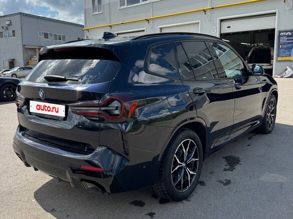 2022 BMW X3 20d xDrive III (G01) Рестайлинг, синий - вид 6