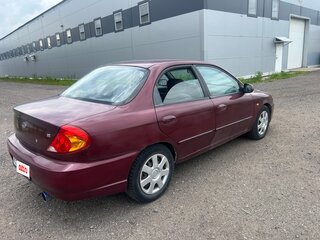 2006 Kia Spectra I Рестайлинг 2, красный, 230000 рублей, вид 4