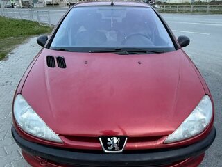 2002 Peugeot 206, красный, 280000 рублей, вид 2