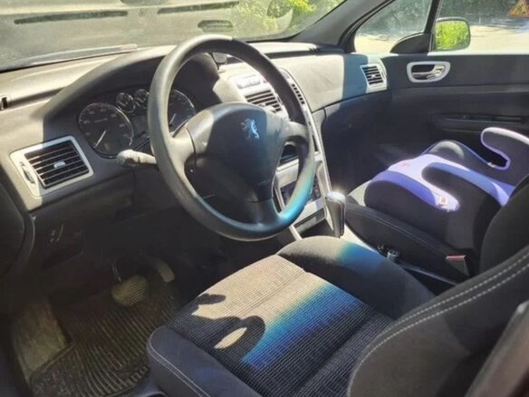 2007 Peugeot 307 I Рестайлинг, синий, 200000 рублей - вид 2
