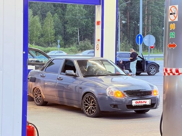 2008 Lada (ВАЗ) Priora I, серый, 310000 рублей - вид 5