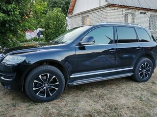 2008 Volkswagen Touareg I Рестайлинг, чёрный, 1950000 рублей, вид 5
