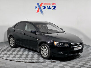 2010 Mitsubishi Lancer X, чёрный, 595000 рублей, вид 2