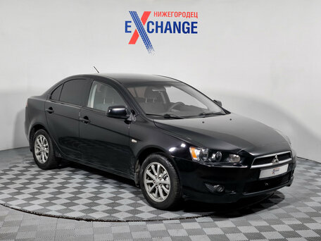 2010 Mitsubishi Lancer X, чёрный, 595000 рублей, вид 2