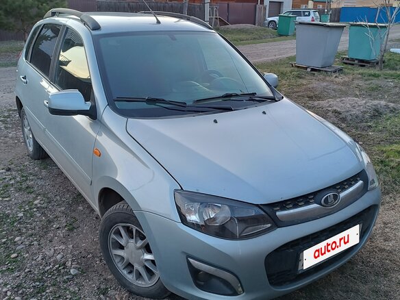 2013 Lada (ВАЗ) Kalina II, голубой, 550000 рублей