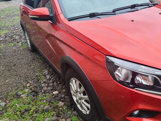 2018 Lada (ВАЗ) Vesta SW Cross I, красный, 1125000 рублей, вид 1