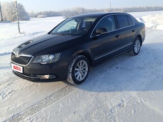 2013 Skoda Superb DSG II Рестайлинг, коричневый, 1475000 рублей, вид 1