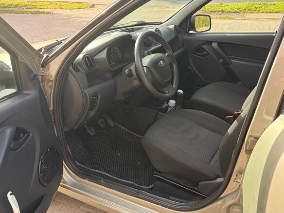 2012 Lada (ВАЗ) Granta I, серый, 315000 рублей - вид 7