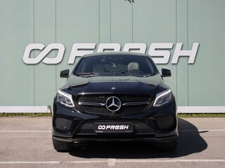 2015 Mercedes-Benz GLE Coupe 450 AMG I (C292), чёрный, 4300000 рублей, вид 3