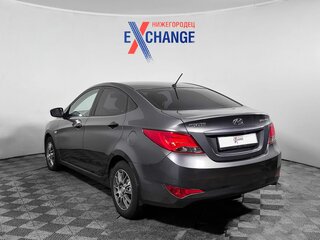 2014 Hyundai Solaris I Рестайлинг, серый, 718000 рублей, вид 5