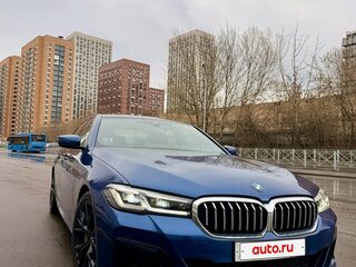 2021 BMW 5 серии 530i xDrive VII (G30/G31/G38) Рестайлинг, синий, 5390000 рублей, вид 1