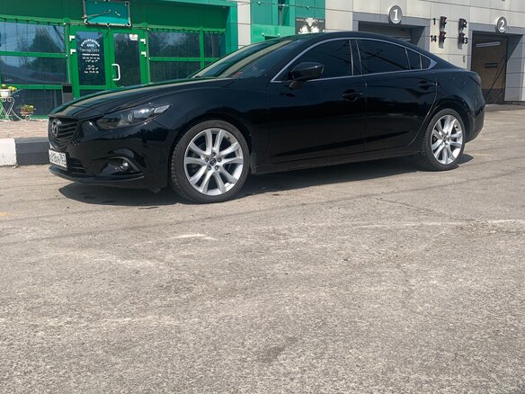 2014 Mazda 6 III (GJ), чёрный, 1460000 рублей - вид 4