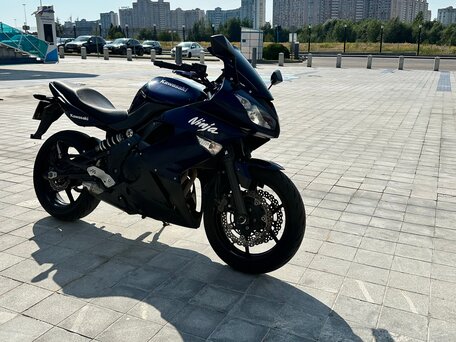 2013 Kawasaki ER-4F (Ninja 400R), синий, 340000 рублей, вид 5