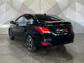 2014 Hyundai Solaris I Рестайлинг, чёрный, 650000 рублей, вид 4