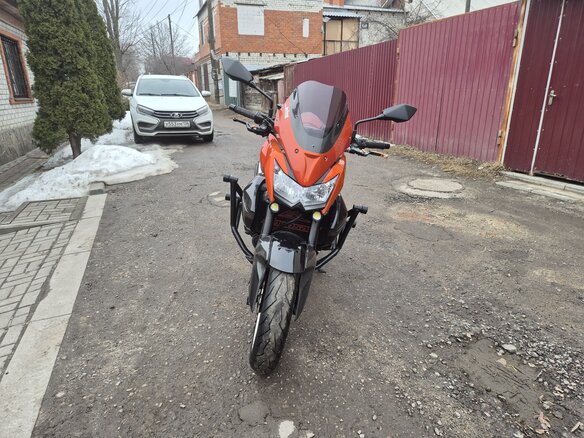 2009 Kawasaki Z 1000, оранжевый, 460000 рублей - вид 3
