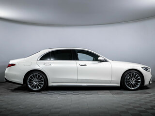 2021 Mercedes-Benz S-Класс 500 4MATIC VII (W223), белый, 10350000 рублей, вид 4