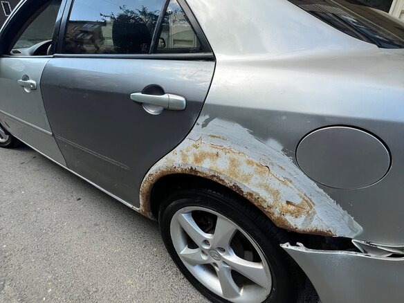 2004 Mazda 6 I (GG), серебристый, 200000 рублей - вид 6