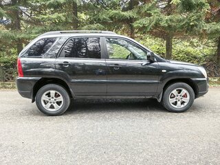 2010 Kia Sportage II Рестайлинг, чёрный, 850000 рублей, вид 2