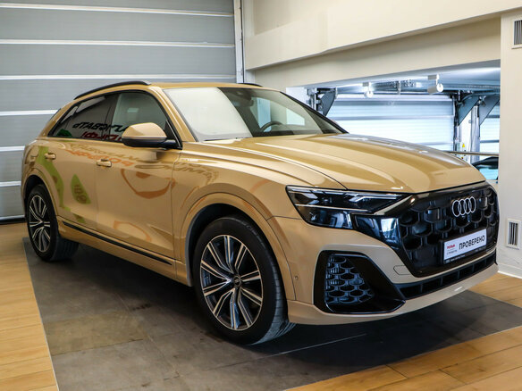 2024 Audi Q8 55 TFSI I (4M) Рестайлинг, коричневый - вид 2