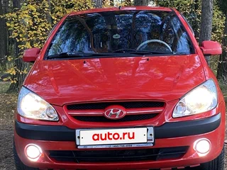 2008 Hyundai Getz I Рестайлинг, красный, 590000 рублей, вид 1
