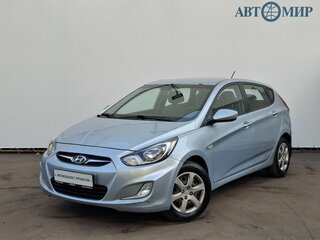 2012 Hyundai Solaris I, голубой, 535000 рублей, вид 1