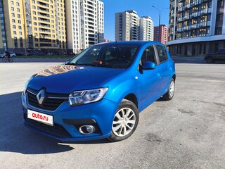 2018 Renault Sandero II Рестайлинг, синий, 840000 рублей, вид 1