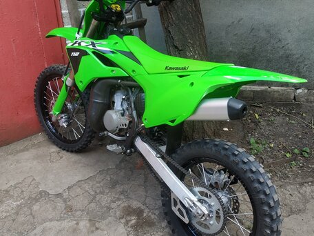 2024 Kawasaki KX 112, зелёный, 400000 рублей, вид 2