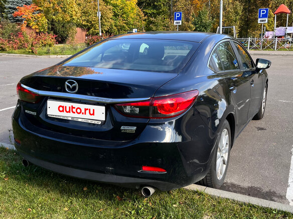 2015 Mazda 6 III (GJ) Рестайлинг, чёрный, 1850000 рублей - вид 7
