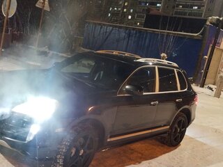 2007 Porsche Cayenne S I Рестайлинг (957), чёрный, 1340000 рублей, вид 5